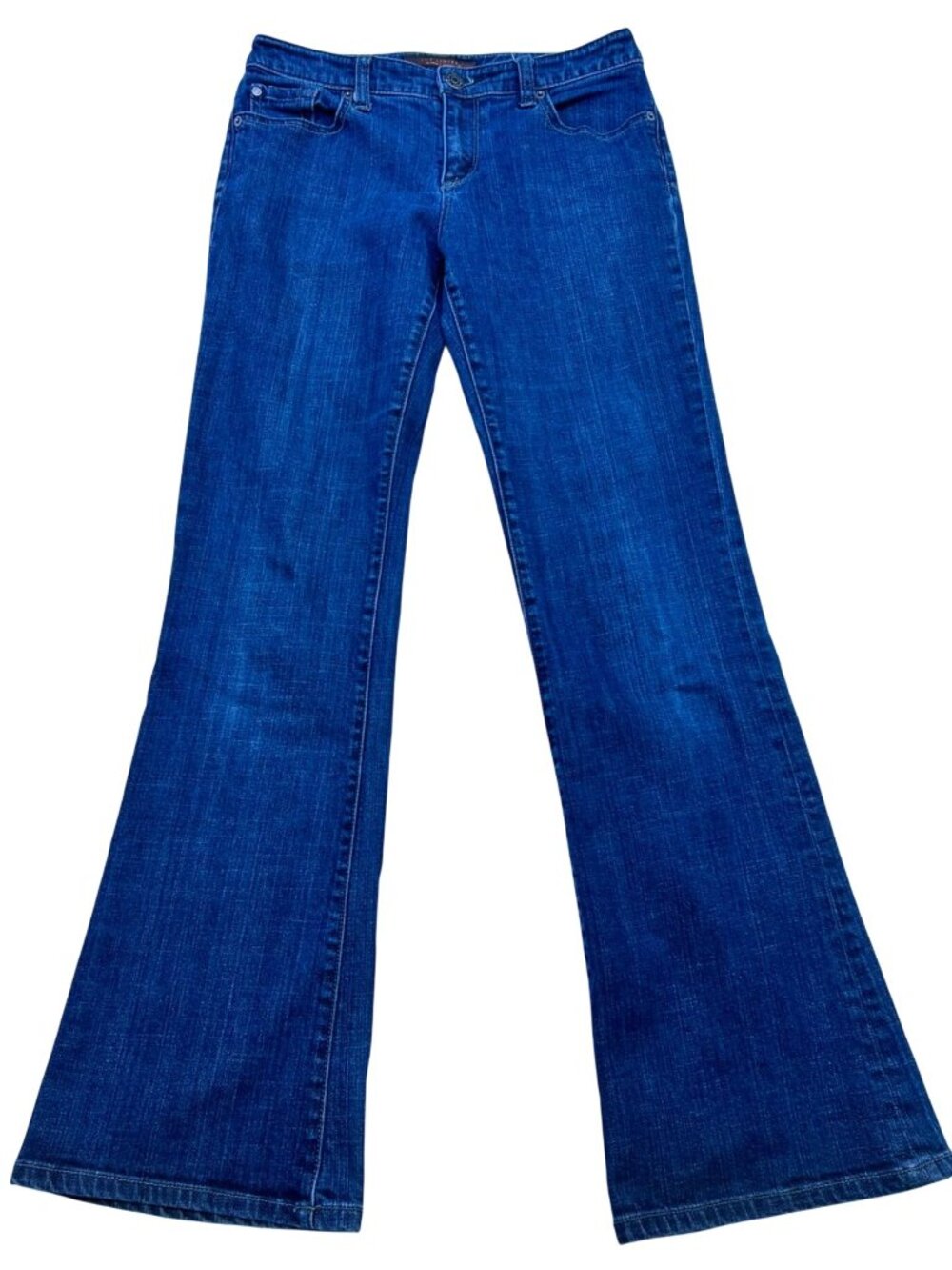 The Limited Women's Bootcut Denim Jeans Stretch Size 6 Blue Dark Wash Pockets